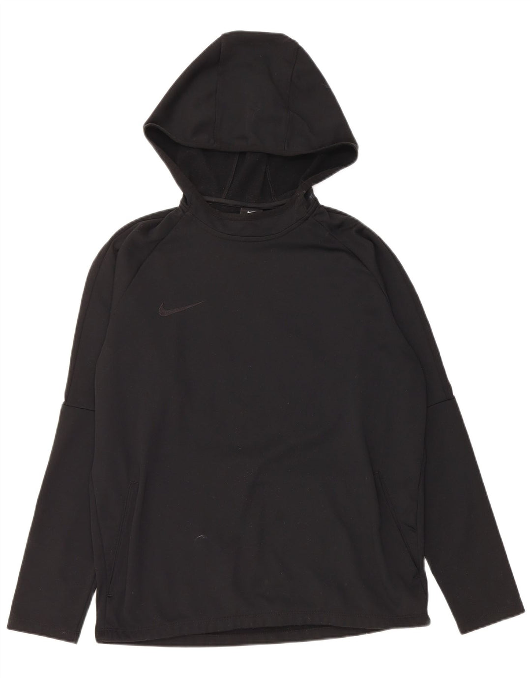 Nike Herren Dri Fit Kapuzenpullover Mittelschwarzes Polyester