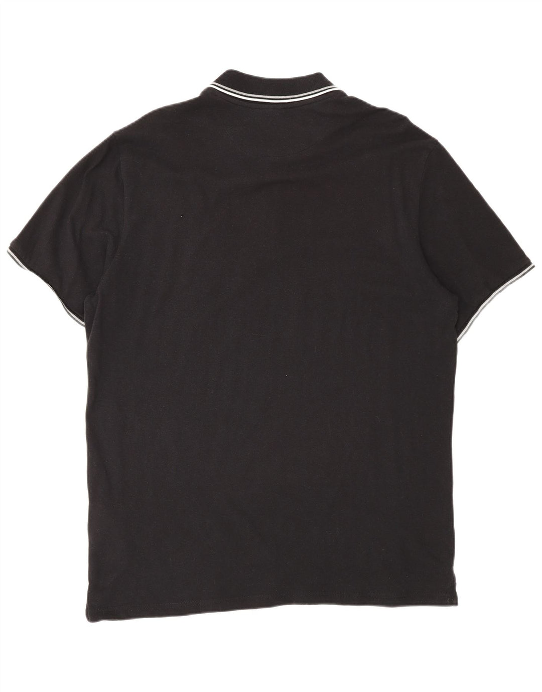 Champion Herren Poloshirt XL Schwarz Baumwolle