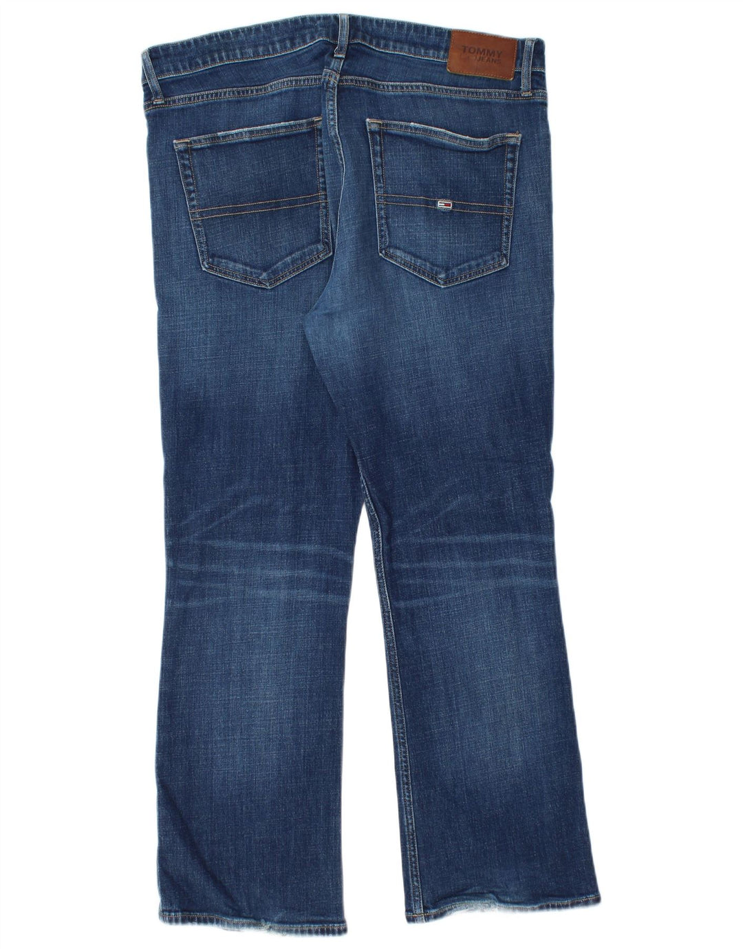 TOMMY HILFIGER Herren Bootcut Jeans W36 L28 Blaue Baumwolle