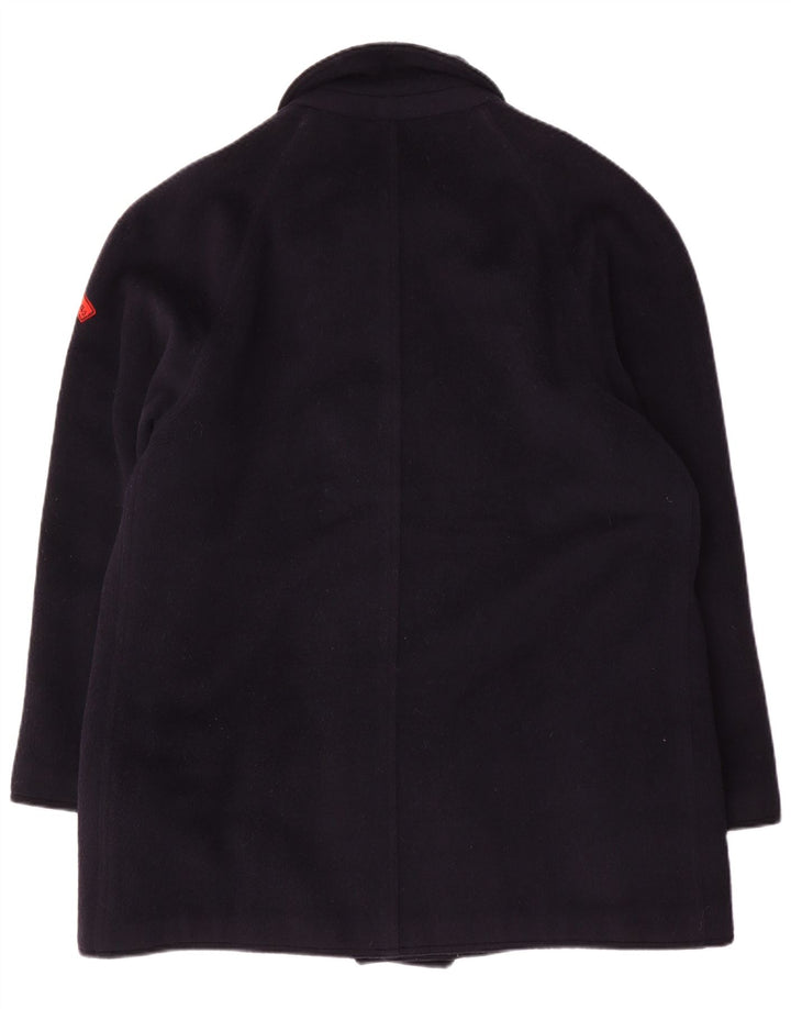 Zweireihiger Herrenmantel von Les Copains IT 48 Mittelmarineblauer Kaschmir