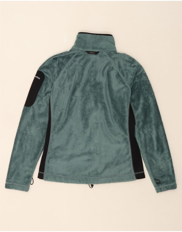 Columbia Damen Fleecejacke UK 10 Small Grün Colourblock Polyester