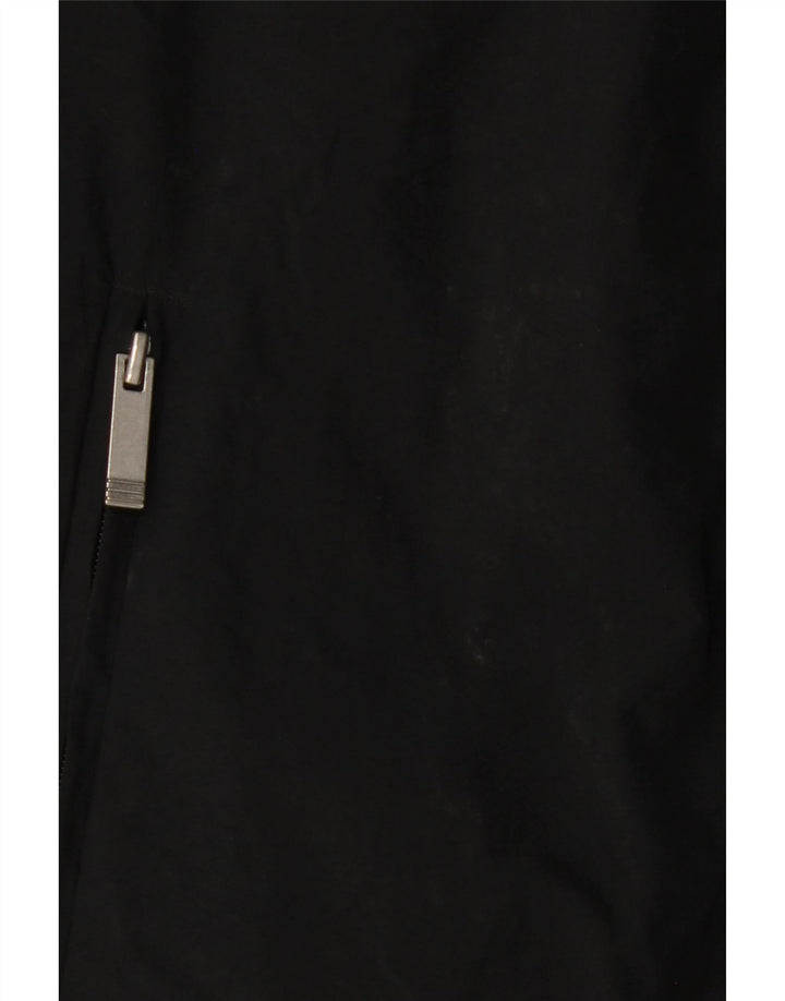 MARKS & SPENCER Herren Bomberjacke UK 40 Large Schwarz Colourblock Polyamid
