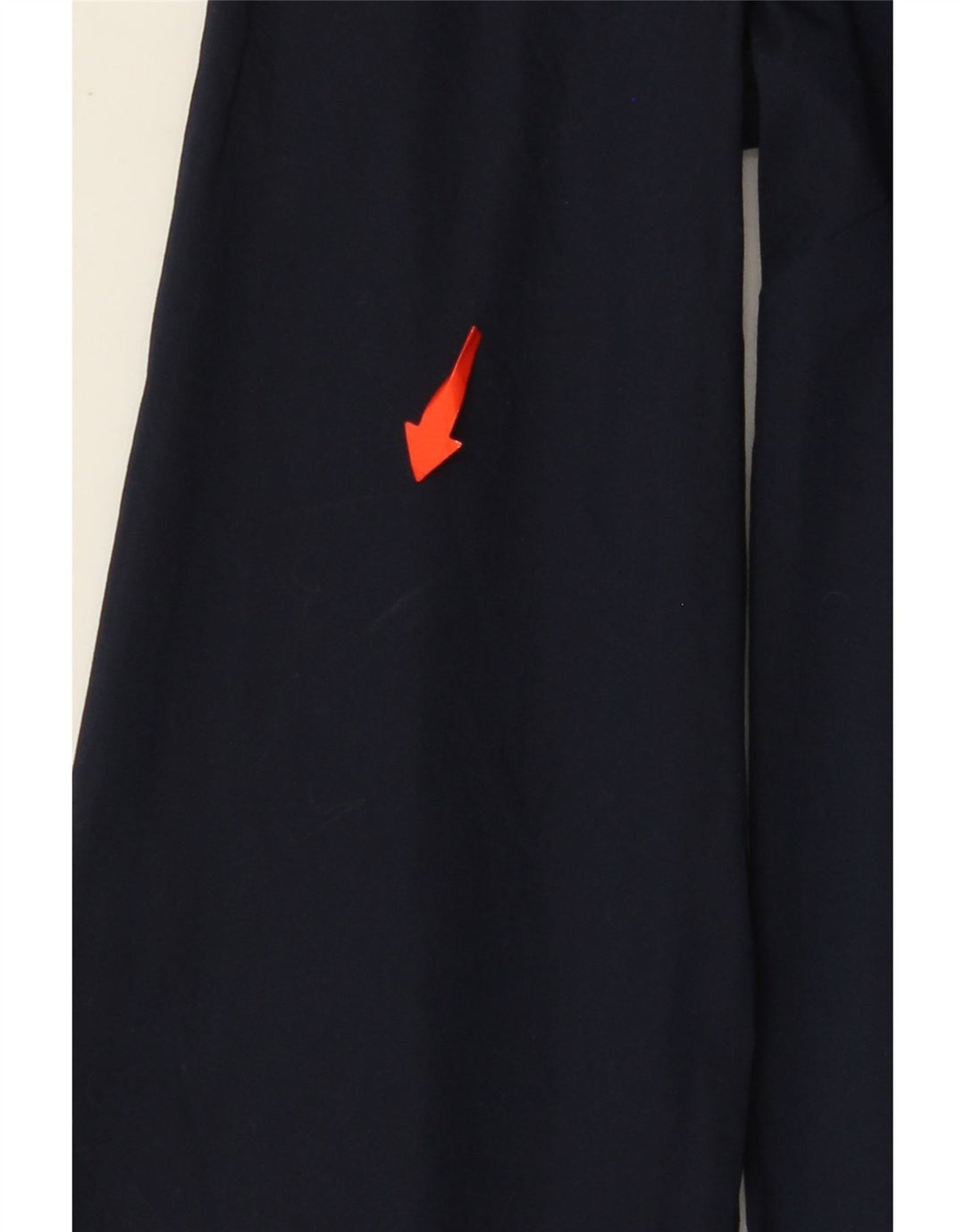 BENETTON Damen-Langarmblusenoberteil mit Frontschnürung, Gr. 10, Marineblau