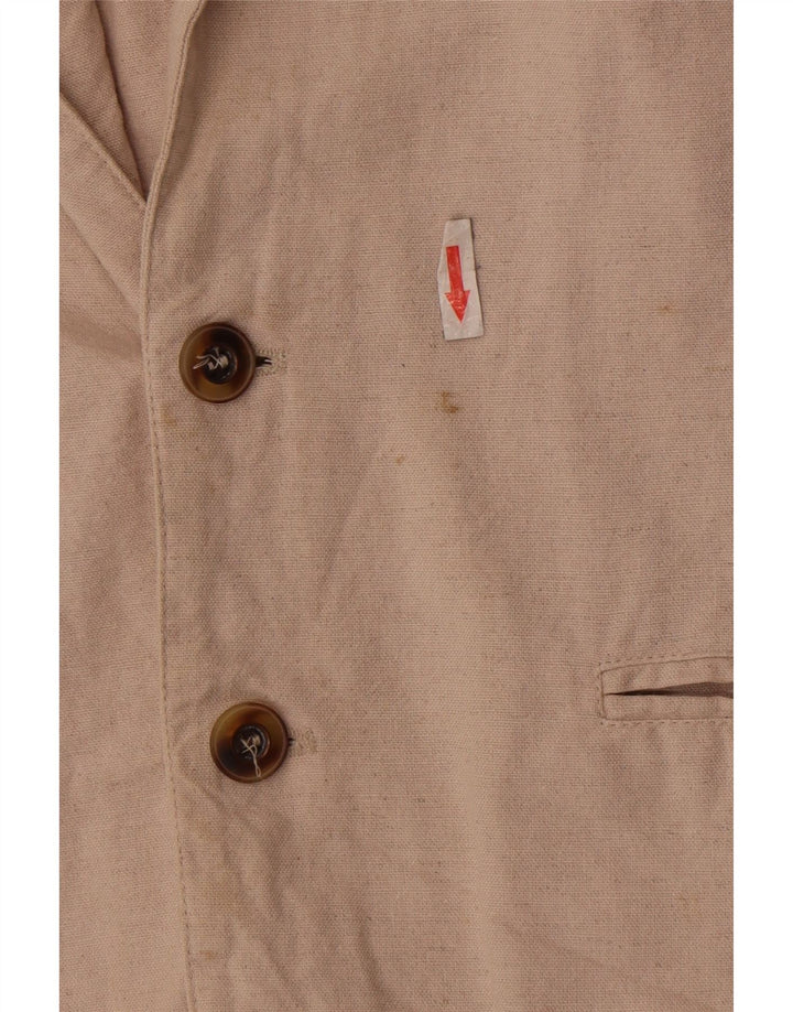 Pioneer Herren-Blazer mit 2 Knöpfen, Gr. 36, Größe S, Beige, Baumwolle