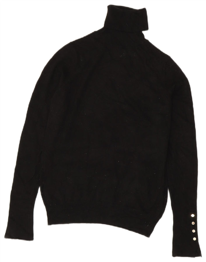 Zara Damen-Pullover mit Rollkragen, Gr. 10, Größe S, Schwarz