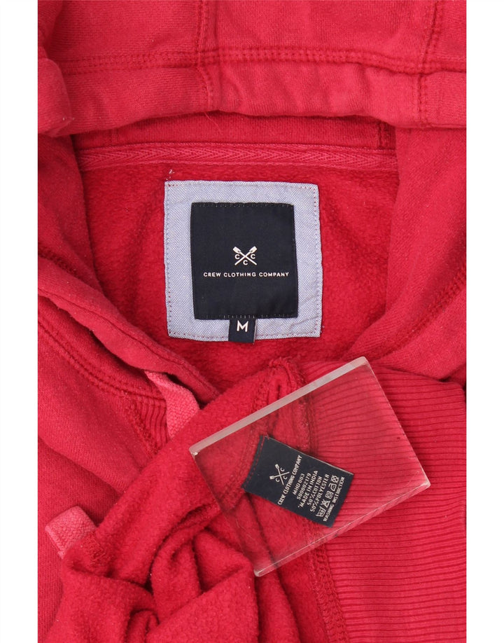 Crew Clothing Herren-Kapuzenpullover aus mittelrosa Baumwolle