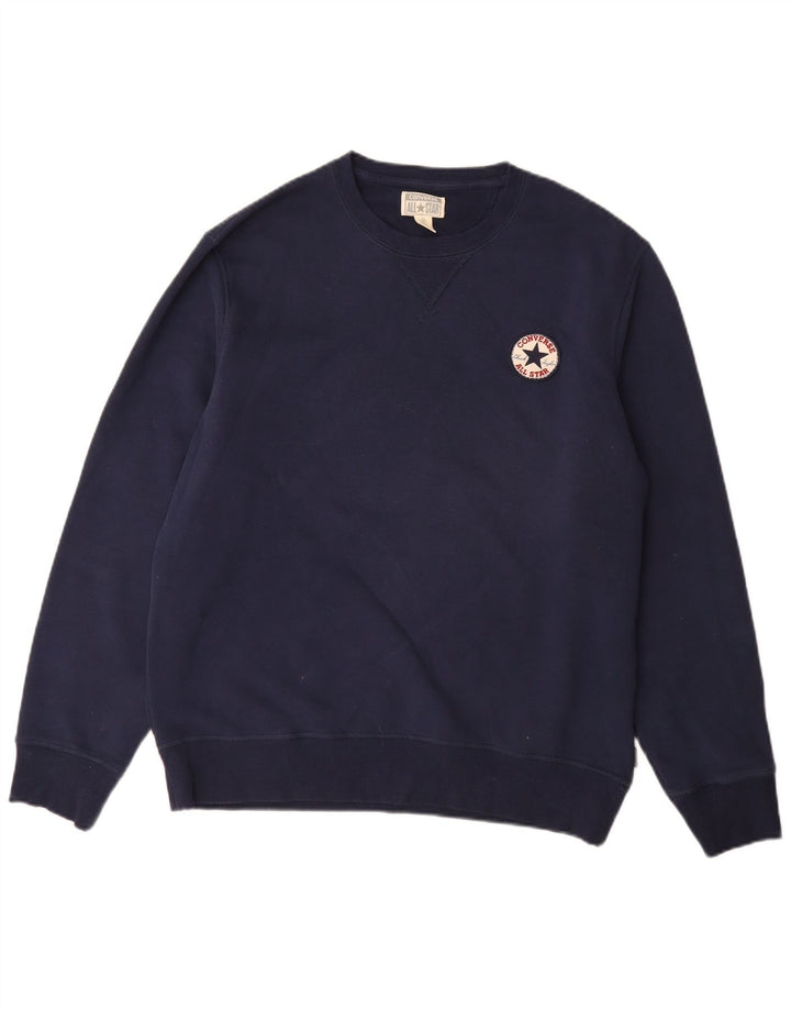 Converse Herren Chuck Taylor Sweatshirt Pullover Large Marineblau