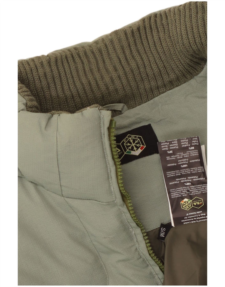 Fila Herren Wattierte Jacke UK 36 Small Grün Polyamid