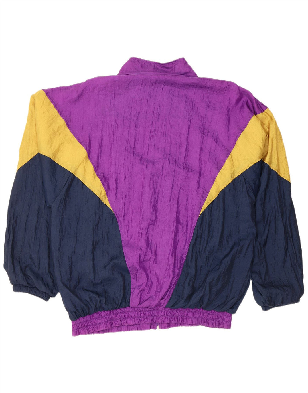 Active Herren-Trainingsanzug mit lockerer Passform, mittelviolettes Colourblock-Polyamid