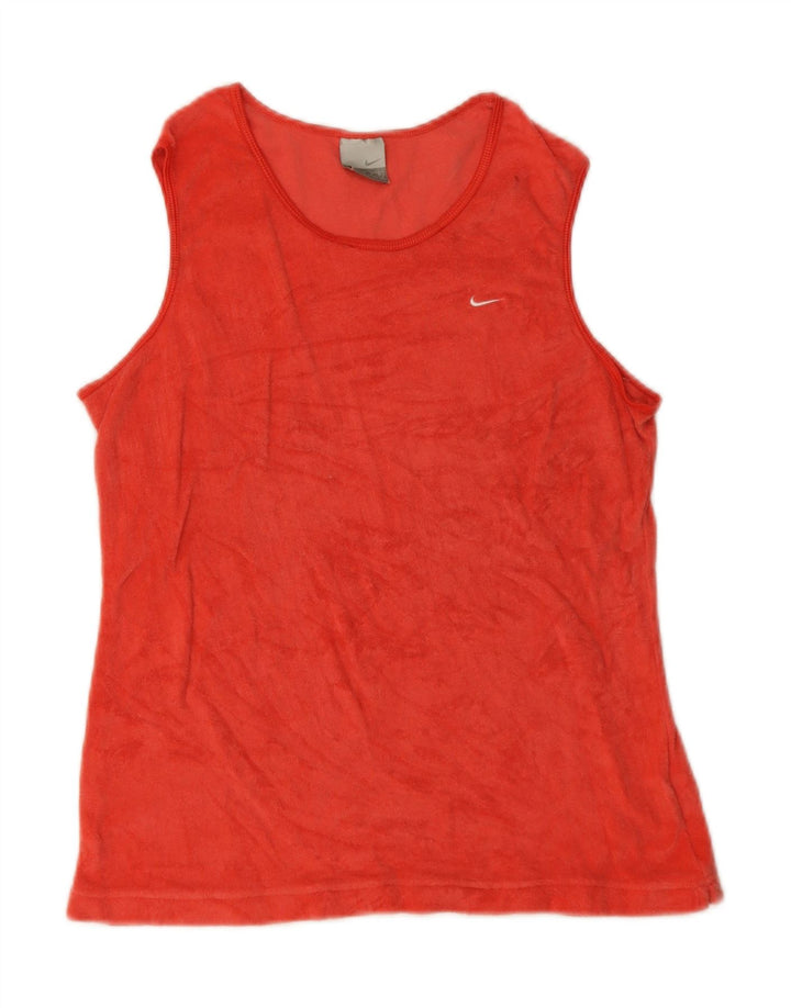 Nike Damen Weste Top US 12/14 Große rote Baumwolle