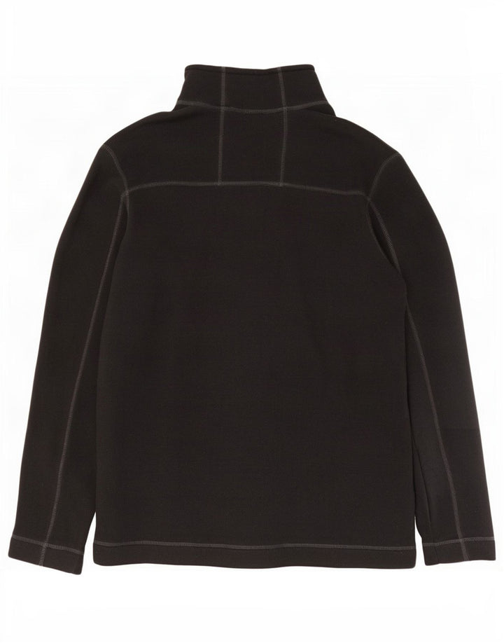 Columbia Herren-Pullover mit Reißverschluss am Hals, groß, aus schwarzem Polyester