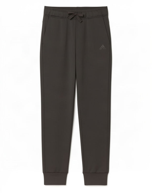 Adidas Damen Trainingshose Jogger UK 12/14 Mittelgraues Polyester