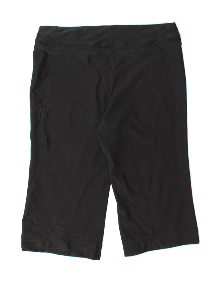 NIKE Womens Bermuda Sport Shorts US 12/14 Large  Black Polyester Vintage Nike and Second-Hand Nike from Messina Hembry 