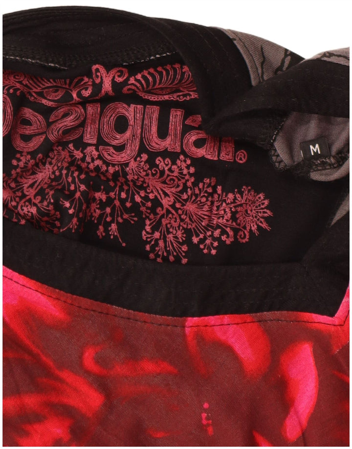 Desigual Womens Graphic Top Langarm UK 12 Medium Mehrfarbig Blumen