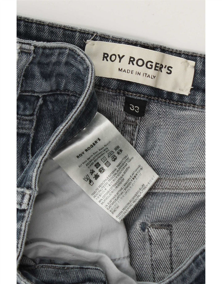 Roy Rogers Herren Straight Jeans W33 L31 Blaue Baumwolle