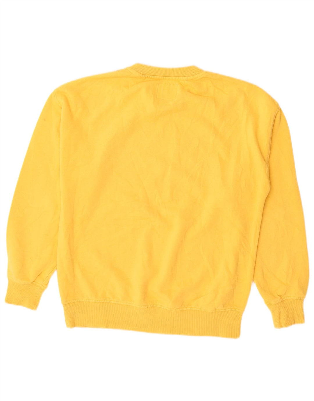 Zara Jungen-Sweatshirt mit Grafik, 11–12 Jahre, gelbe Baumwolle