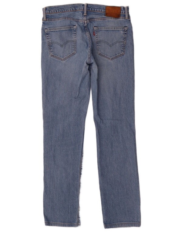 Levi's Damen Slim Jeans W33 L32 Blaue Baumwolle