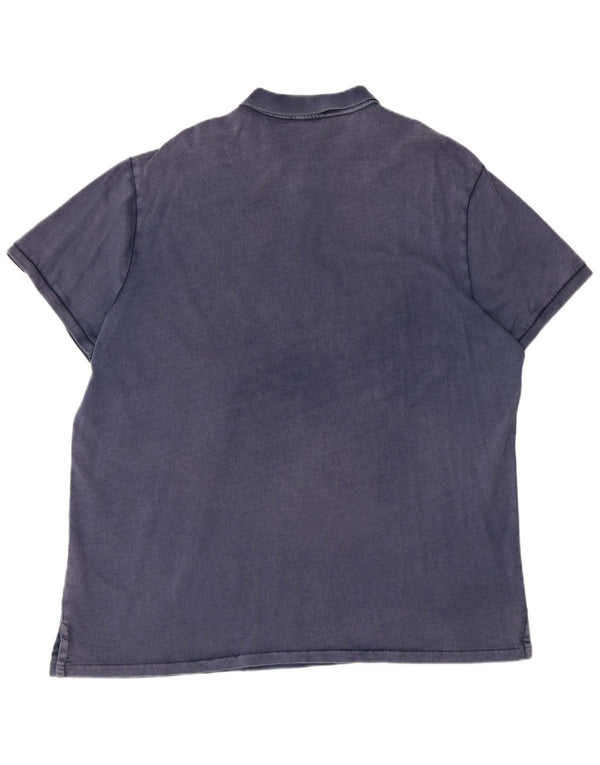 Polo Ralph Lauren Herren Poloshirt 2XL Marineblau Baumwolle