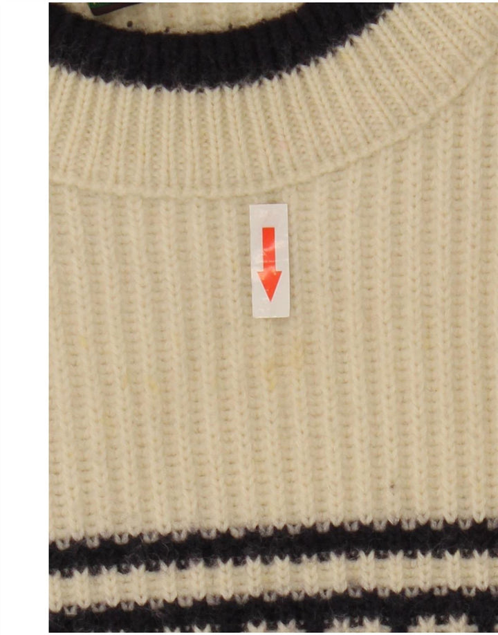 American System Herren-Pullover mit Rundhalsausschnitt, groß, Marineblau, Farbblock