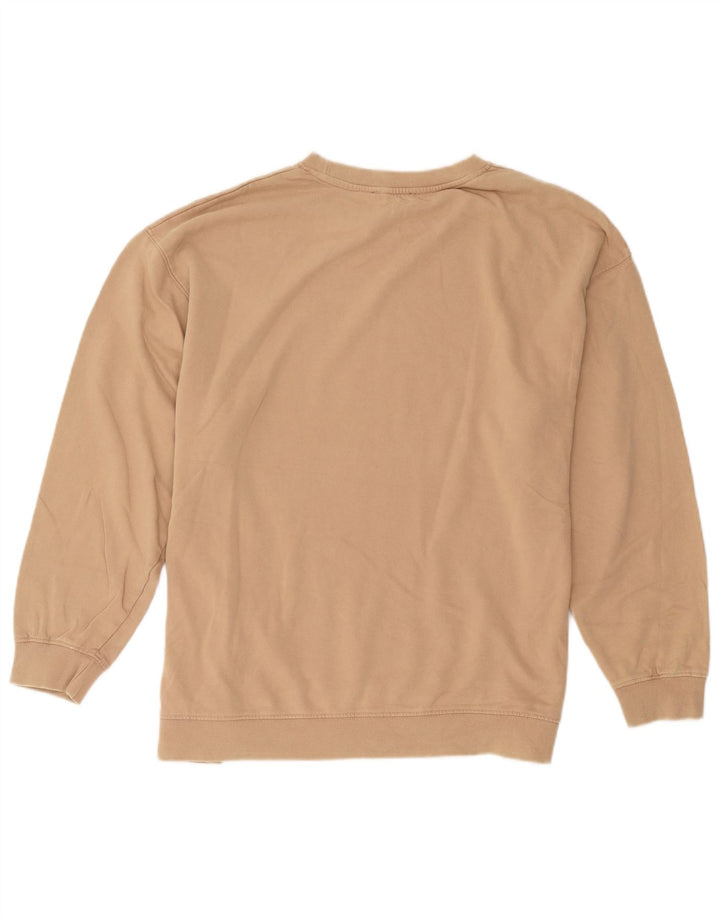 Übergroßer Sweatshirt-Pullover für Damen von Zara, Gr. 14, Größe L, Beige