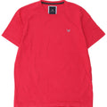 Crew Clothing Herren T-Shirt Top Large Rot Baumwolle