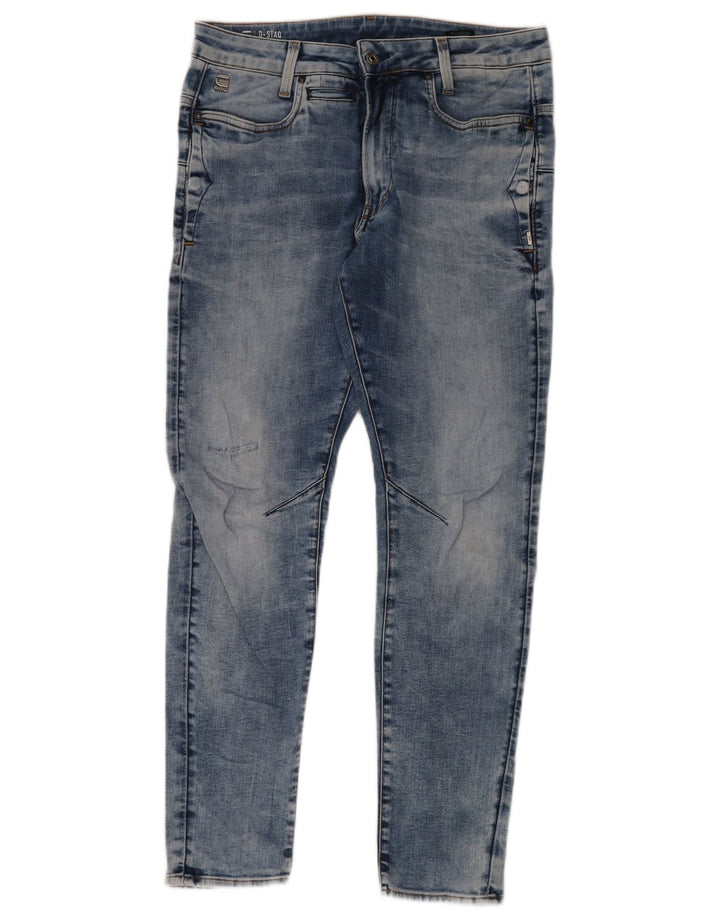 G-STAR Herren Slim Jeans W32 L30 Blaue Baumwolle