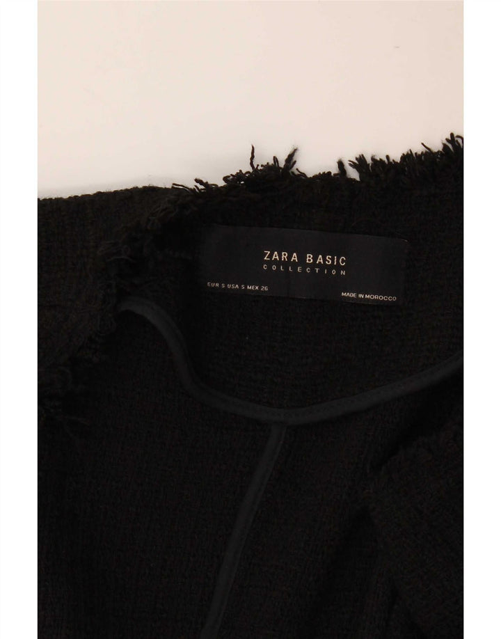 Offene Blazerjacke für Damen von Zara, Gr. 10, Größe S, Schwarz