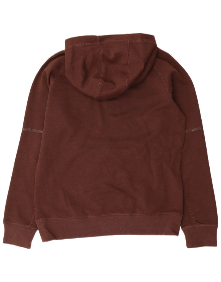 Superdry Herren-Kapuzenpullover, Größe S, braune Baumwolle