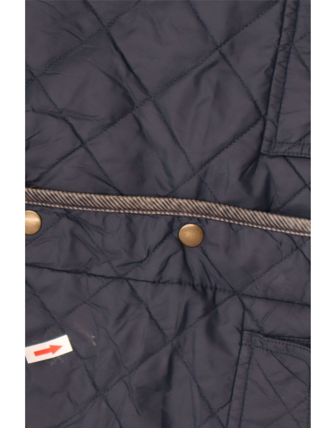 Jack Wills Damen-Steppjacke mit Kapuze, Größe S, Marineblau, Nylon
