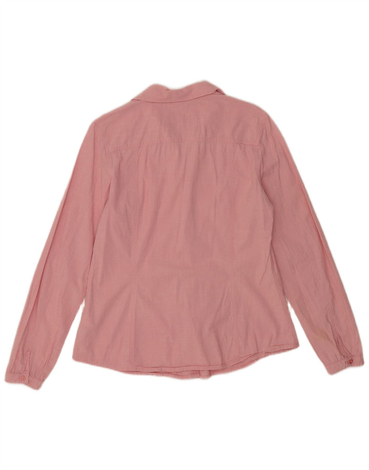 Tom Tailor Damen Smokinghemd EU 38 Mittelrosa Baumwolle
