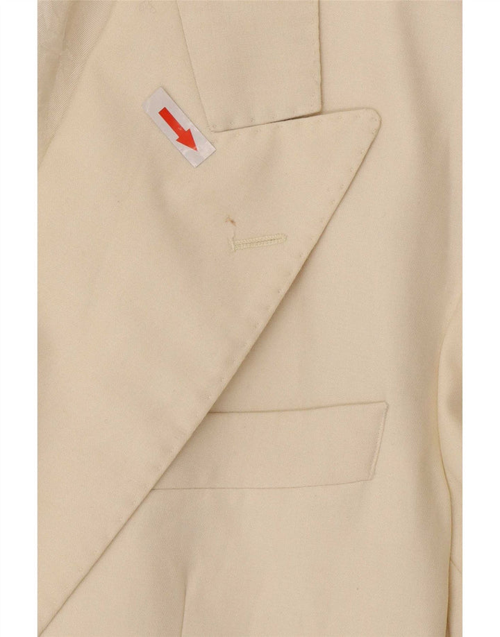 St Michael Herren-Blazer, lang, zweireihig, Gr. 42, Weiß