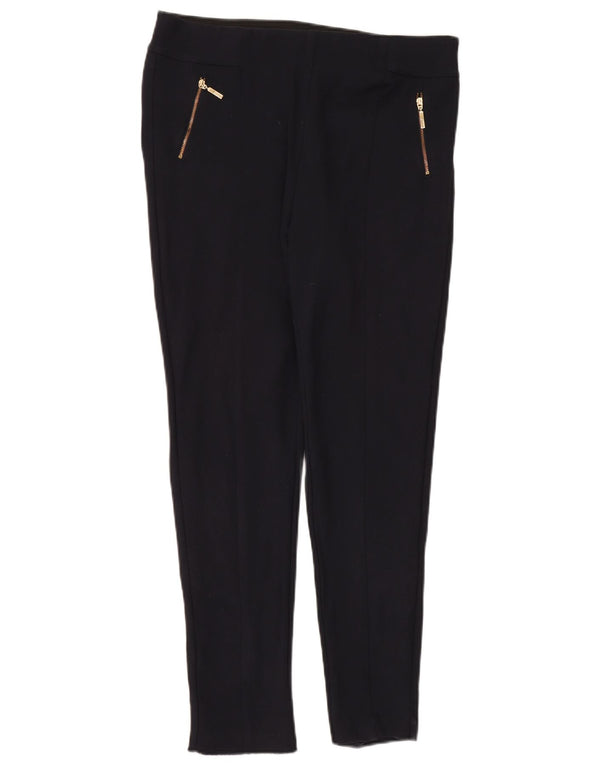Marks & Spencer Damen Slim Freizeithose UK 16 Large W34 L28 Schwarz