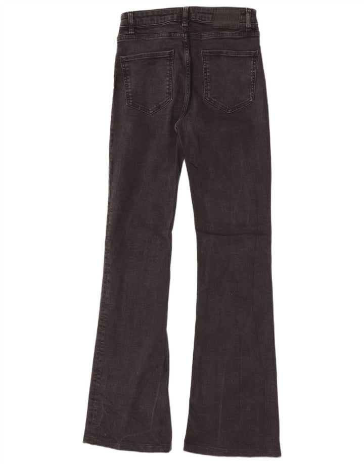 Zara Damen Schlagjeans EU 38 Small W28 L32 Schwarz