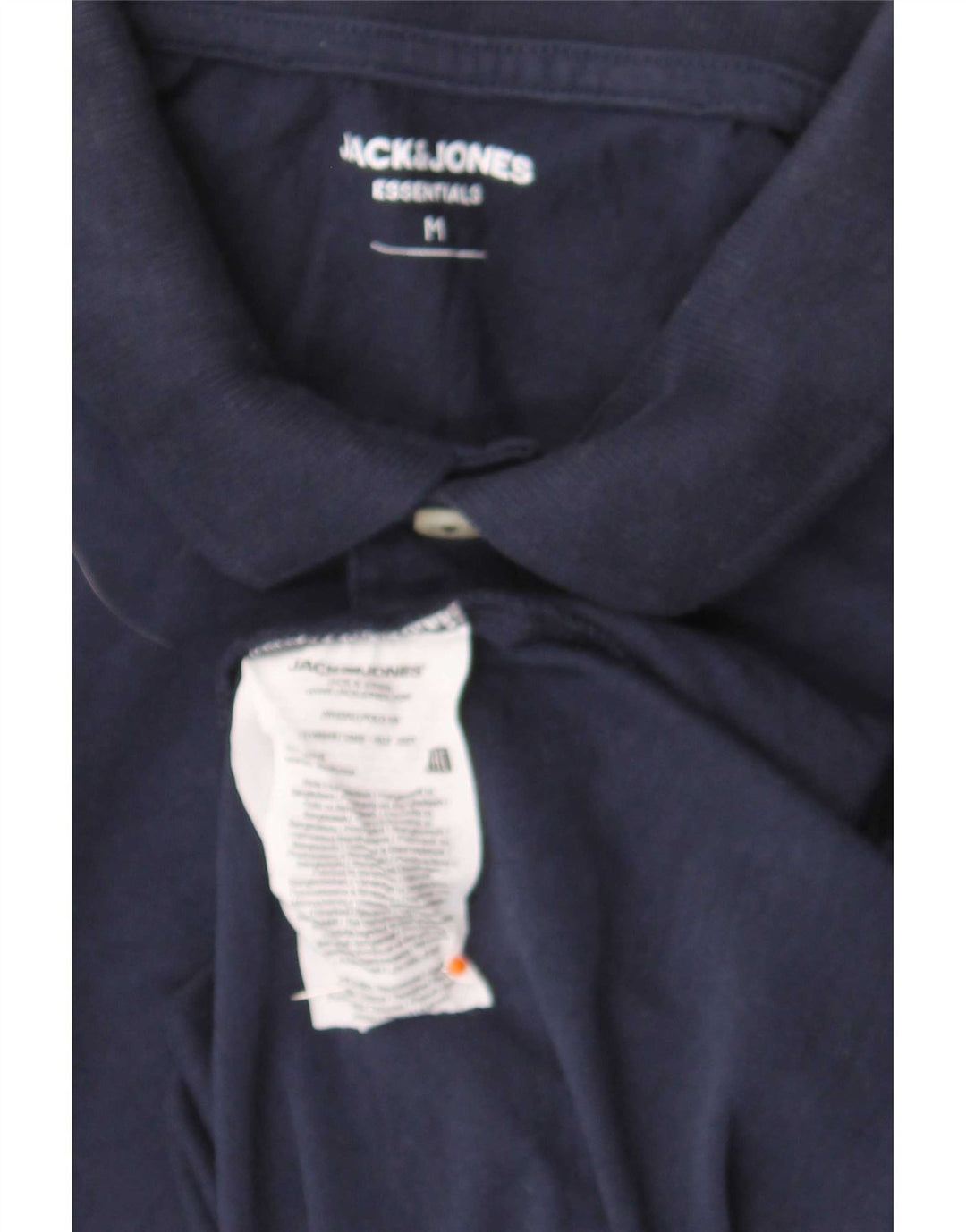 Jack & Jones Herren-Poloshirt, mittelmarineblaue Baumwolle