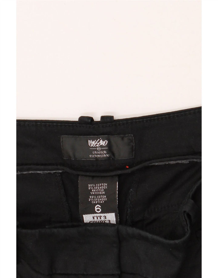 MOSSIMO Womens Stretch Casual Shorts US 6 Medium W28  Black Cotton Vintage Mossimo and Second-Hand Mossimo from Messina Hembry 