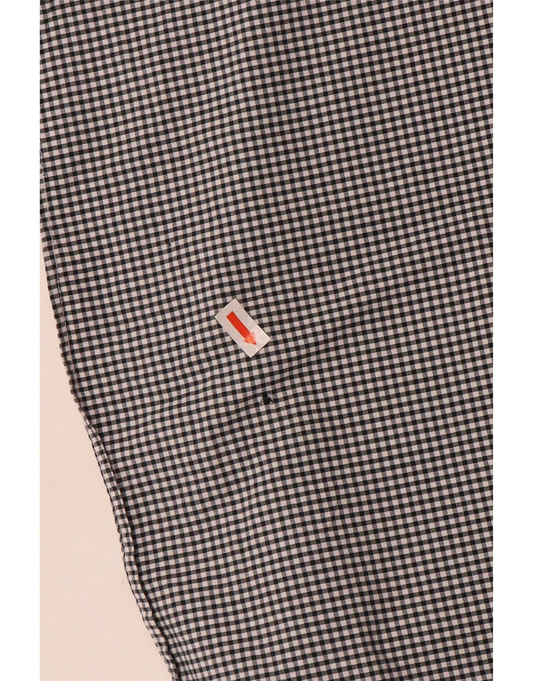 Ralph Lauren Herren-Hemd mit klassischer Passform, große schwarze Gingham-Baumwolle