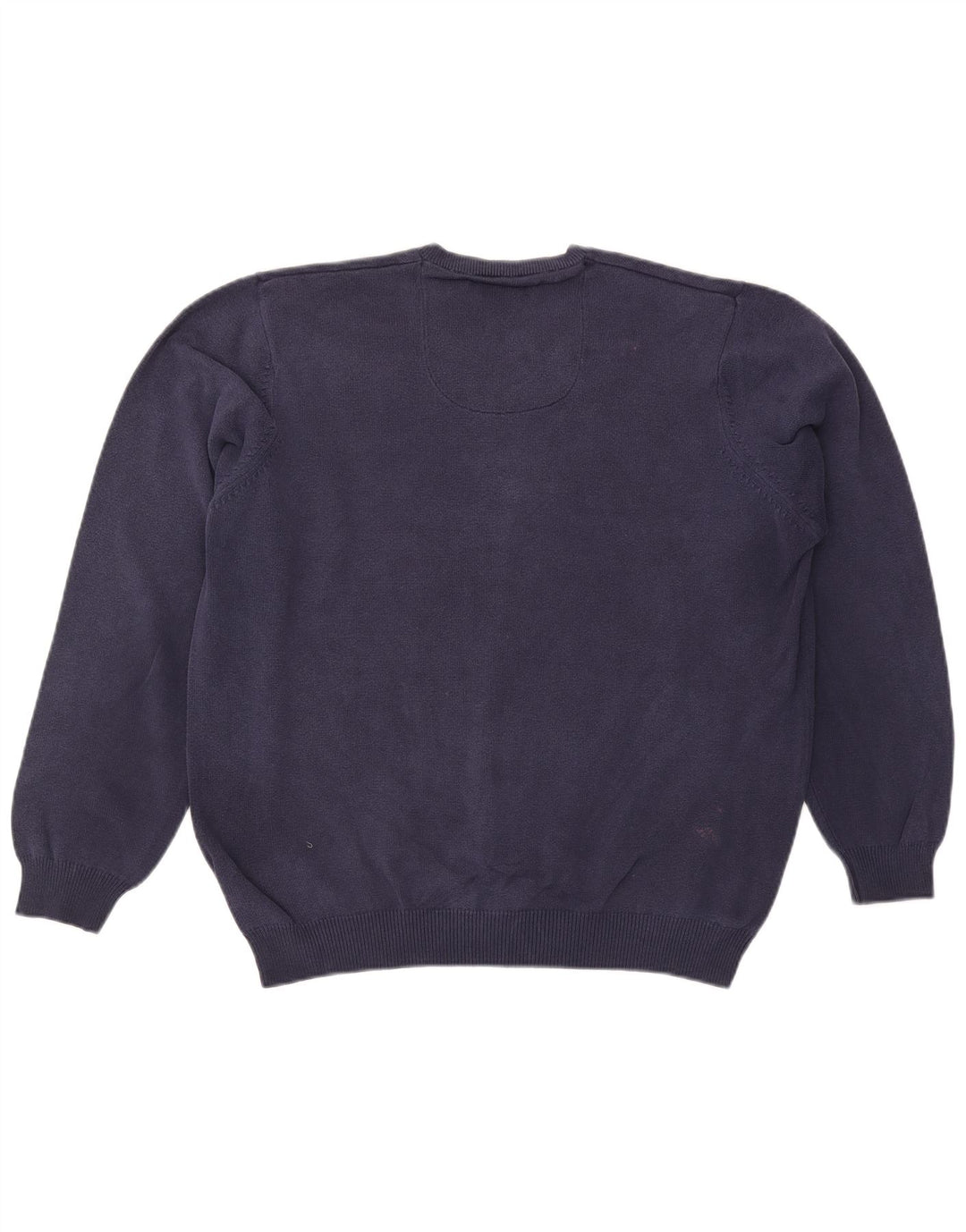 Marks & Spencer Herren-Pullover, reguläre Passform, V-Ausschnitt, Größe L, Marineblau