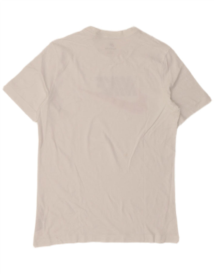 Nike Herren-T-Shirt mit Grafik, Größe L, aus weißer Baumwolle
