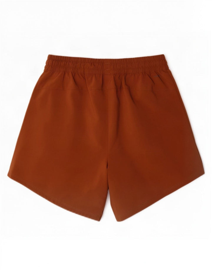 Adidas Damen Sportshorts UK 12/14 Mittelbraunes Polyester
