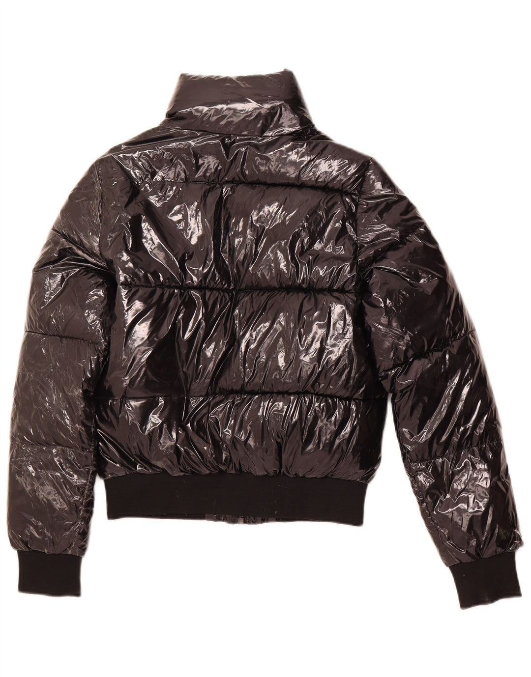 CHAMPION Damen Übergroße wattierte Jacke UK 6 XS Schwarz