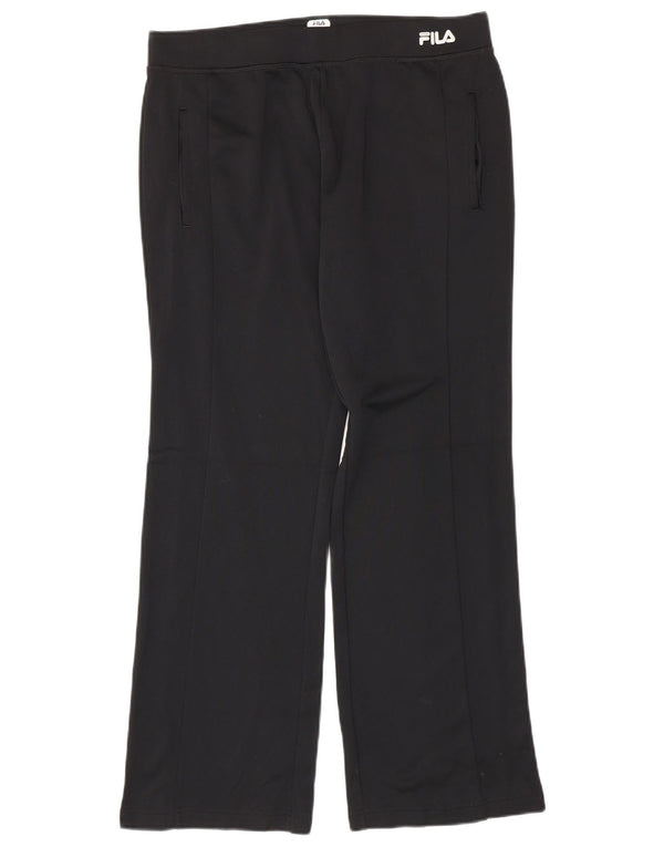 Fila Damen Trainingshose UK 16 Large Schwarz Polyester