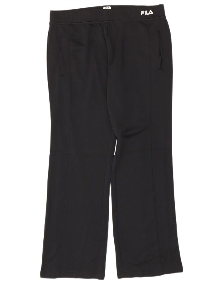 Fila Damen Trainingshose UK 16 Large Schwarz Polyester