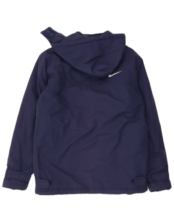 Nike Jungen-Windbreakerjacke mit Kapuze, 13–14 Jahre, XL, Marineblau, Polyester