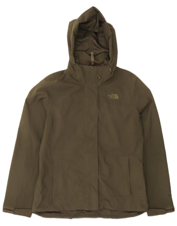 The North Face Damen-Windbreakerjacke mit Kapuze, UK 14, mittleres Khaki