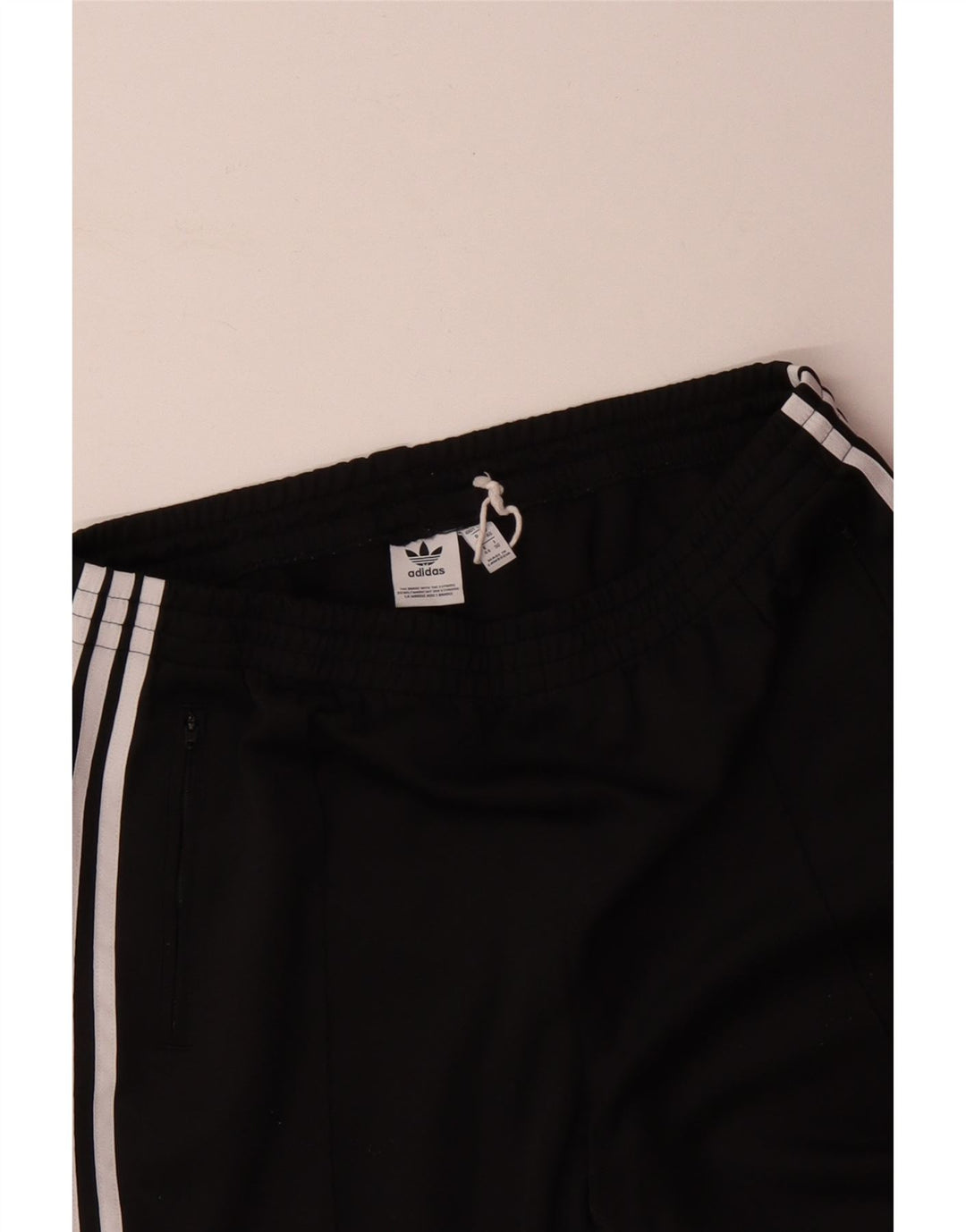 ADIDAS Damen Trainingshose UK 12 Medium Schwarz Polyester