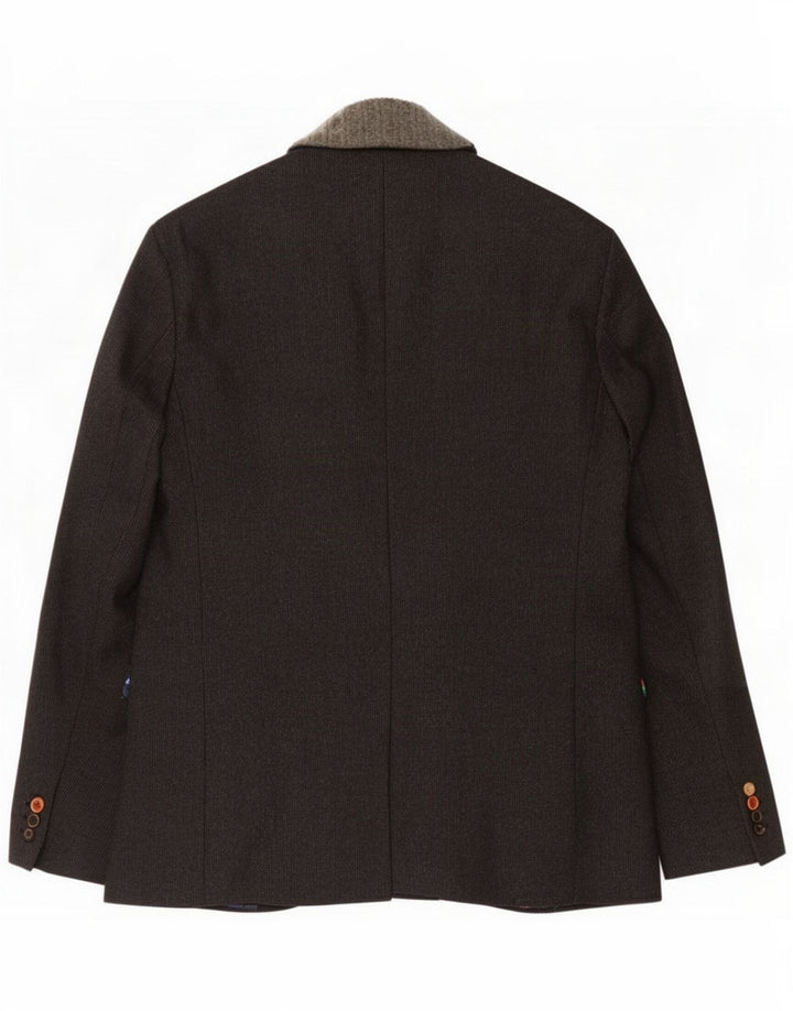 Desigual Herren-Blazerjacke mit 2 Knöpfen, Größe 56, XL, graues Polyester,  Produktbeschreibung Etikettengröße:
