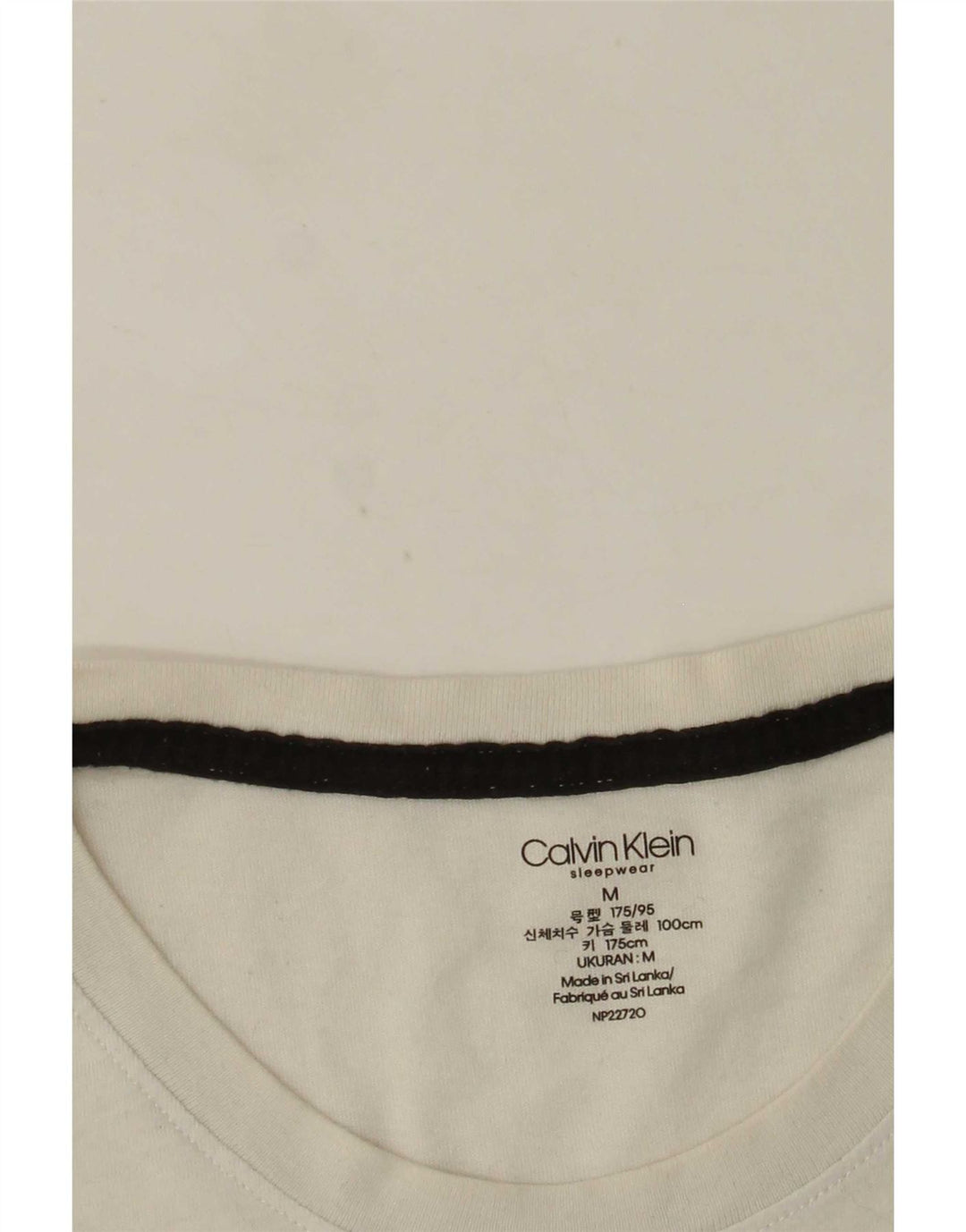 Calvin Klein Herren-T-Shirt mit Grafik, Mittelweiß, Farbblock