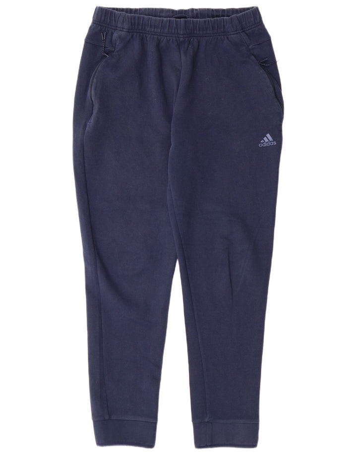 ADIDAS Herren-Trainingshose, Jogginghose, groß, marineblau, Baumwolle