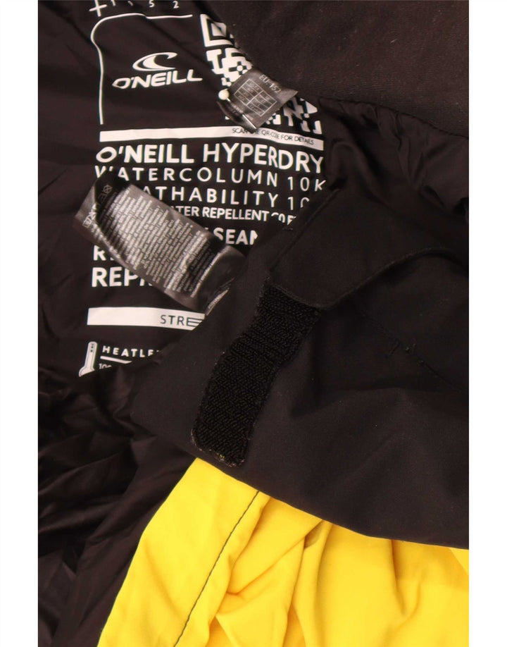 O'Neill Jungen-Windbreaker-Jacke mit Grafik, 12–13 Jahre, schwarzes Farbblockdesign