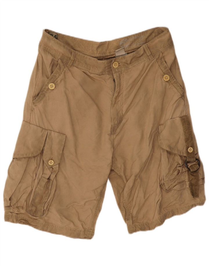 Timberland Herren Cargoshorts W34 Large Beige Baumwolle